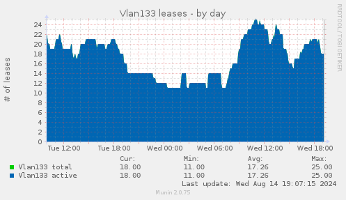 Vlan133 leases