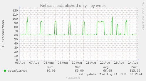 Netstat, established only