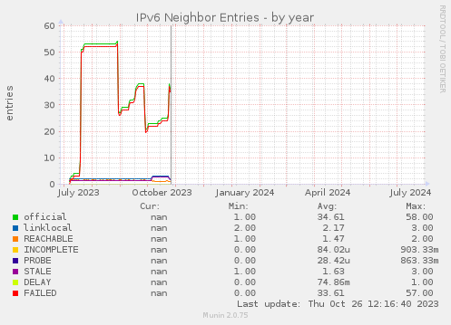 IPv6 Neighbor Entries