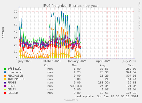 IPv6 Neighbor Entries